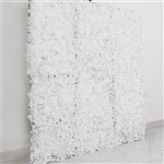 4 PCS Silk Hydrangea Flower Mat Wall Backdrop - White