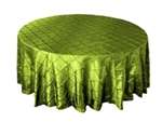 108" Round Tablecloth Pintuck - Sage Green