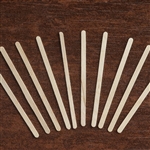 1000 Pack - Classic Rounded Eco-Friendly Birchwood Coffee Stirrers