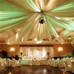 8 Panel 24" Hoop Ceiling Draping Hardware Kit For Party Banquet Event - Free Tool Kit