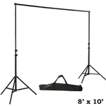 Heavy Duty Pipe and Drape Kit Wedding Photography Backdrop Stand 8ft X 10ft