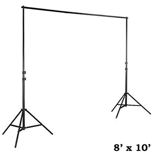 Heavy Duty Pipe and Drape Kit Wedding Photography Backdrop Stand 8ft X 10ft