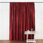 8Ft H x 8Ft W Econoline Velvet Backdrop Curtain Panel Drape - Wine