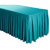 Box Pleat Polyester Table Skirts - 6/8 Foot Table - 9.5 foot section
