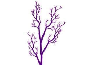 Shop For Fine Quality Vogue 32" Manzanita Branch - Glittered Purple | RTLINENS