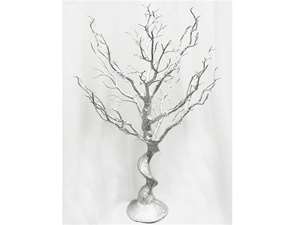 Buy Premium Vogue 30" Tall Manzanita Tree  (Silver) Online for Events | RTLINENS