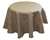 Burlap 60” Round Tablecloth – Natural