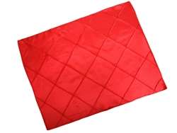 4/pk Placemat (Pintuck) - Red