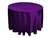 Purple 108" Satin Round Tablecloth