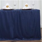 Econoline 6 foot Fitted Tablecloths - Navy Blue
