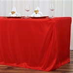 Econoline 8 foot Fitted Tablecloths - Red