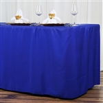 Econoline 8 foot Fitted Tablecloths - Royal Blue