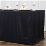 Econoline 8 foot Fitted Tablecloths - Black