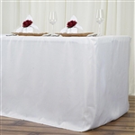 Econoline 8 foot Fitted Tablecloths - Ivory