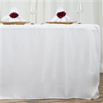 Econoline 6 foot Fitted Tablecloths - Ivory