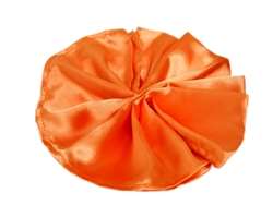 5/pk Satin Napkins - Orange