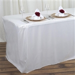 Econoline 4 foot Fitted Tablecloths - Ivory