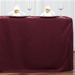 Econoline 6 foot Fitted Tablecloths - Burgundy