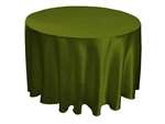 Willow Green 108" Satin Round Tablecloth