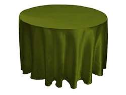 Willow Green 108" Satin Round Tablecloth