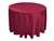 Burgundy 108" Satin Round Tablecloth