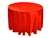Wholesale Elegant Red 108" Satin Round Tablecloth at Discount Prices | RTLINENS