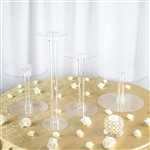4 Tier Clear Acrylic Cupcake Cake Stand