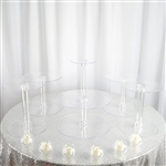 6 Tier Clear Acrylic Cupcake Cake Stand