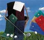 16x25 Tri-Folded Golf Towels with grommet and hook