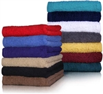 16x27 Economy Hand Towels by Royal Comfort (Assorted Colors)