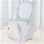 Premium Spandex Folding Chair Cover - White
