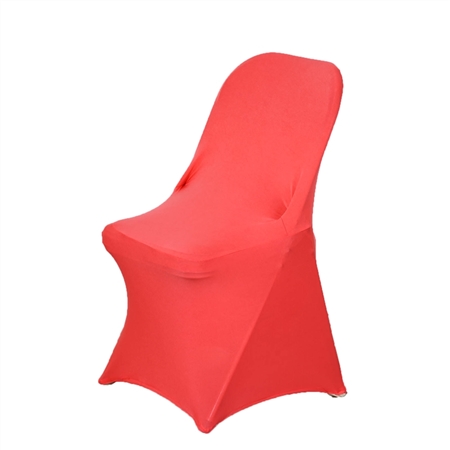 Chair Covers for Folding Chair / Spandex - Coral