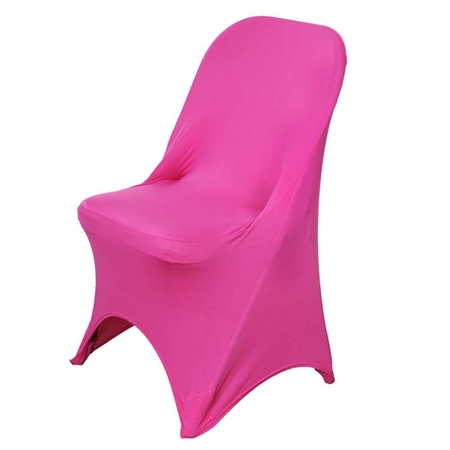 Wholesale Elegant Spandex Fuchsia Chair Covers - Folding Chair Covers | RazaTrade