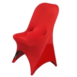 Wholesale Elegant Chair Covers For Folding Chair / Spandex (Red) | RazaTrade