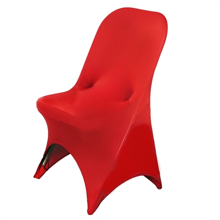 Wholesale Elegant Chair Covers For Folding Chair / Spandex (Red) | RazaTrade