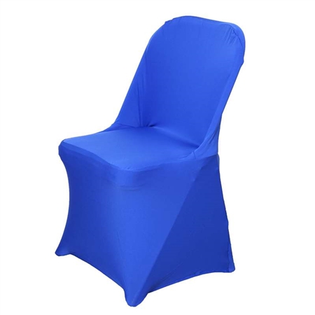 Chair Covers For Folding Chair / Spandex - Royal Blue for Events | RazaTrade