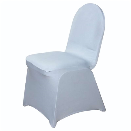 Spandex Chair Cover (Silver) Chair Covers At A Low Bulk Price | RazaTrade