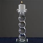 7" Gemcut Egyptian Handcrafted Crystal Glass Votive Candle Holder Table Top Wedding Centerpiece
