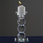 6" Gemcut Egyptian Handcrafted Crystal Glass Votive Candle Holder Table Top Wedding Centerpiece