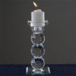 6" Gemcut Egyptian Handcrafted Crystal Glass Votive Candle Holder Table Top Wedding Centerpiece