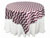 Rental Chevron 54” x 54” Square Tablecloth