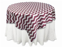 Rental Chevron 54” x 54” Square Tablecloth