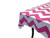 Rental Chevron 60” x 120” Rectangular Tablecloth - Square Corners