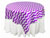 Rental Chevron 72” x 72” Square Tablecloth