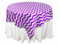 Rental Chevron 72” x 72” Square Tablecloth