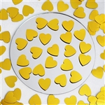 Dreamy Metallic Foil Wedding-Party Heart Confetti Sprinkles- 300 PCS-Gold