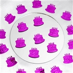 Metallic Foil Birthday Cake Confetti-300 PCS-Purple