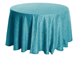 Rental Crinkle Taffeta 120" Round Tablecloth