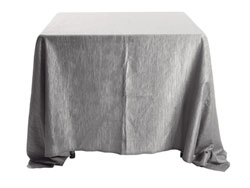 Rental Crinkle Taffeta 90" x 90" Square Tablecloth