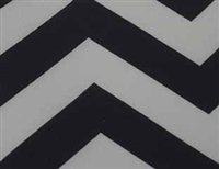 Chevron Fitted Tablecloth 6 FT Rectangular W/Pleated Corners